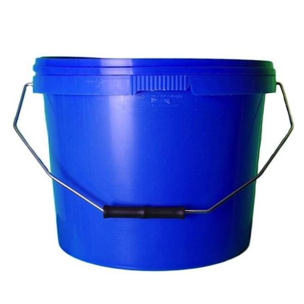 10L Tamper Evident Blue Plastic Buckets With Lid