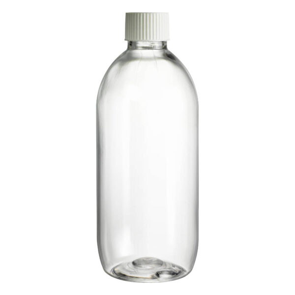 150ml Tall Clear PET Boston Bottle and Cap