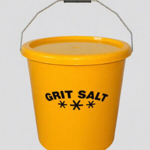 15L Yellow Grit Salt Bucket with Lid