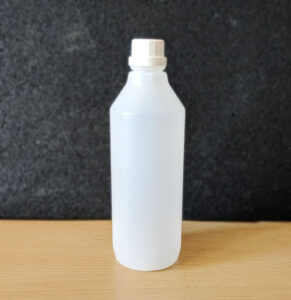 1l natural plastic bottle with screw cap