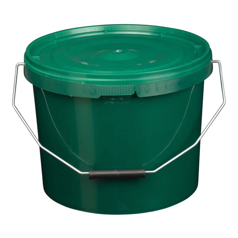 10 litre green bucket