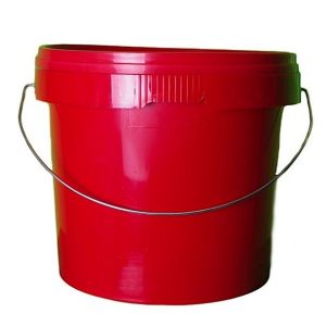 5 Litre Red Plastic Bucket