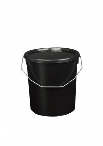 16L Black Fishing Bucket