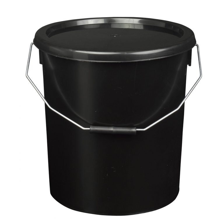 16 litre black bucket