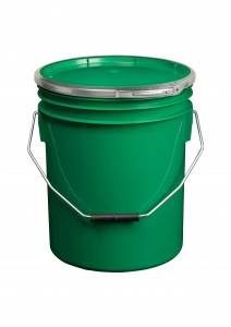 Green Paint and Resin container (with band)