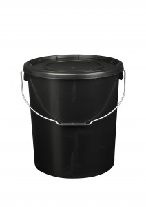 20L Black Fishing Bucket