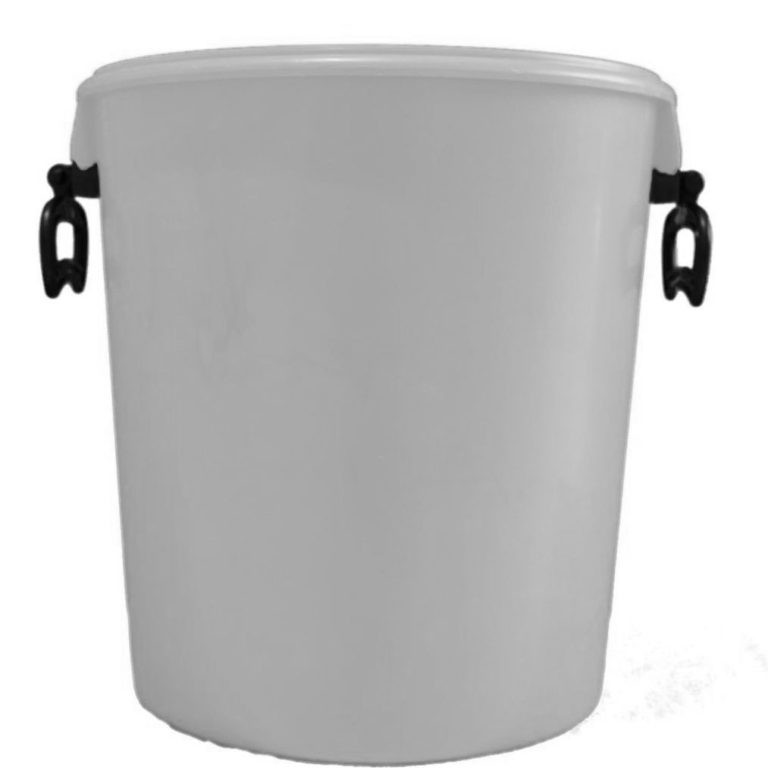 25 litre white container with handles