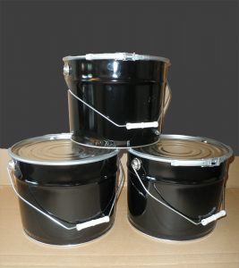 10l Metal Pails with Lids