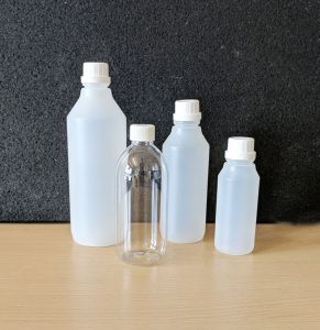 A photograph of our plastic bottles range.