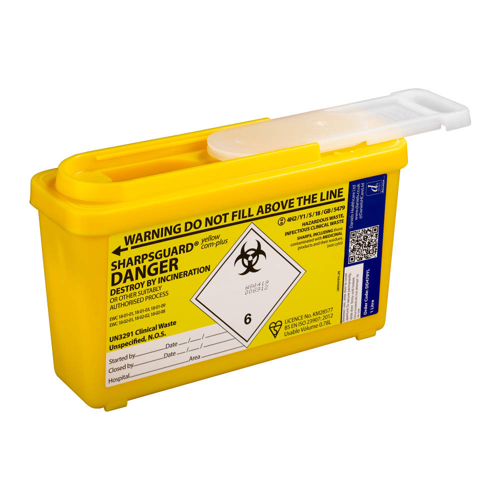 1 litre sharps container