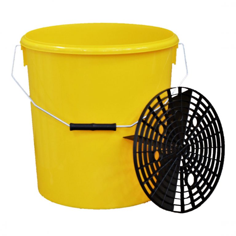Yellow Grit Guard Bucket