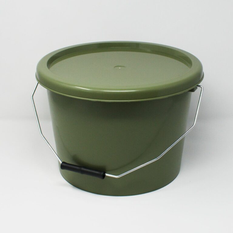 10l Olive Green Fishing Bucket