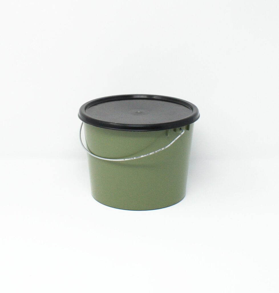 2.5L Olive Green Fishing Bucket