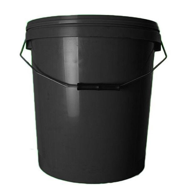 20L Black Tamper Evident Plastic Buckets With Lid