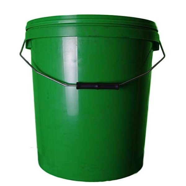 20L Green Tamper Evident Plastic Buckets With Lid