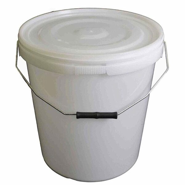 20L Natural Tamper Evident Plastic Buckets With Lid