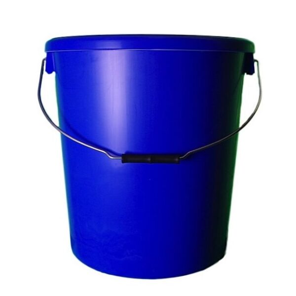 25L Blue Plastic Buckets With Lid