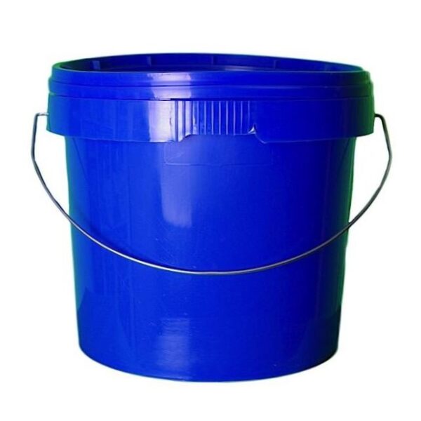 5L Blue Tamper Evident Plastic Buckets With Lid